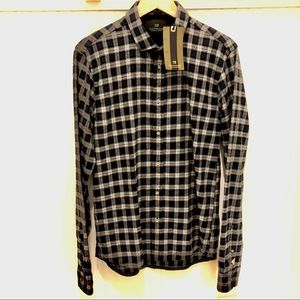 Scotch and Soda Flannel Plaid Shirt